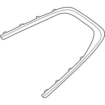 BMW 51379451564 STRIP SIDE WINDOW RIGHT REAR