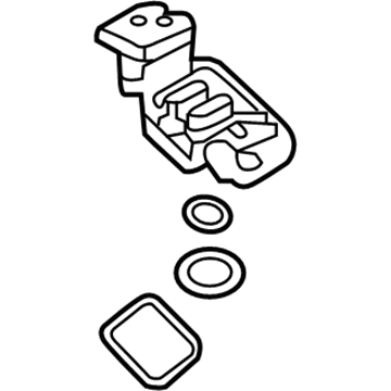 BMW 61278632539 Radiator Connection Flange, Hv Battery