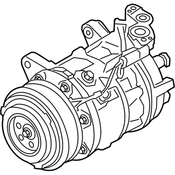 2021 BMW 540i xDrive A/C Compressor - 64527948809