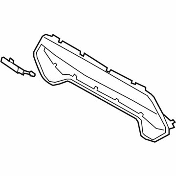 BMW 51118083305 BUMPER TRIM FRONT CENTER