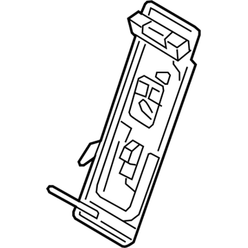 BMW 52207235436 Frame Backrest Central