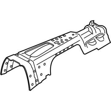 BMW 41127152424 Reinforcement Tunnel