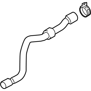 2013 BMW 550i xDrive Coolant Reservoir Hose - 17127592651