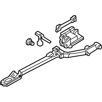 BMW 54128202295 Left Control Rail