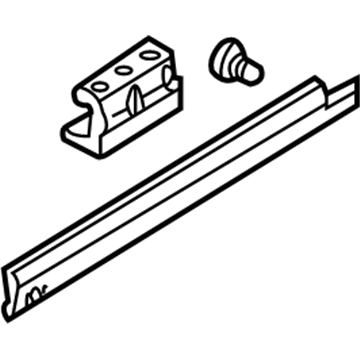 BMW 54128202281 Support For Left Rubber Boot