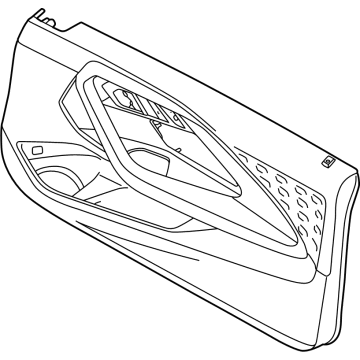 BMW 51415A32141 FRONT DOOR TRIM PANEL LEFT