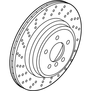 BMW 34216864678 Brake Disc, Lightweight, Vented, Performance.