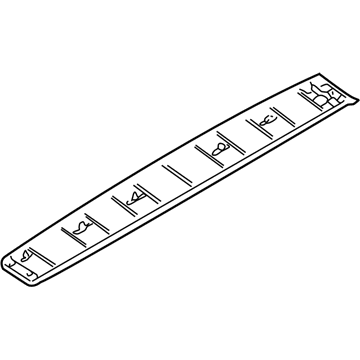 BMW 51498266638 Interior Upper Trunk Lid Trim Panel