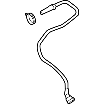 2015 BMW 750Li Coolant Reservoir Hose - 17127619699