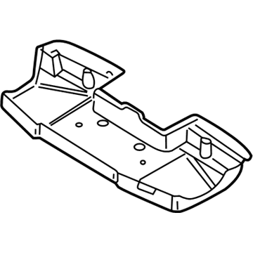 BMW 51472497192 Trunk Subwoofer Trim Panel