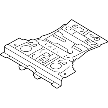 BMW X5 Floor Pan - 41117174378