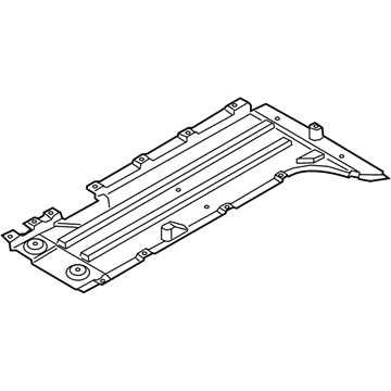 BMW 51757213672 Underbody Panelling, Front Right