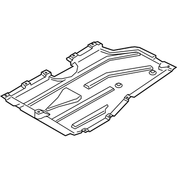 BMW 51757213674 Underbody Panelling, Rear Right