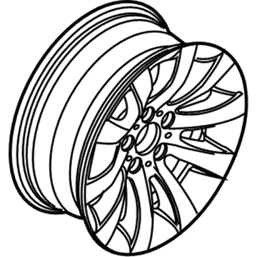 BMW 545i Alloy Wheels - 36116777348