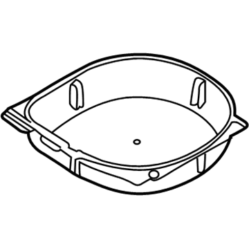 BMW 51477071698 Luggage Compartment.Indentation Trim Panel