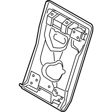 BMW 52209162806 Backrest Frame, Through-Loading, Right