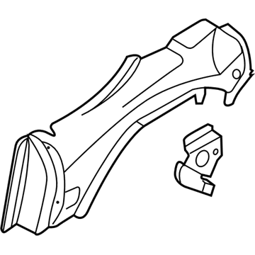 BMW 41003427195 Column B Exterior, Left