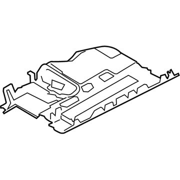 BMW 51459236591 Trim Panel Foot Controls