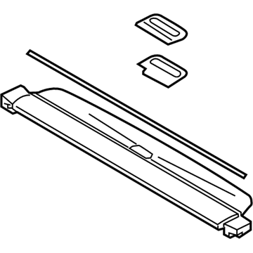 BMW 51477402708 Roller Blind For Luggage Compartment