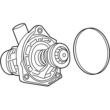 BMW 750i xDrive Thermostat Housing - 11538685978