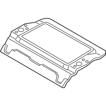 BMW 41007283233 Cross Member, Trunk Floor, Bottom