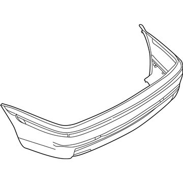 BMW 51128222609 Panel, Bumper, Primed, Rear