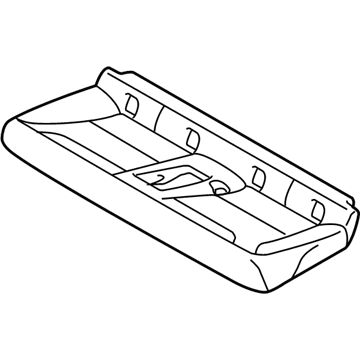 BMW 52207464313 Foam Part, Seat, Rear