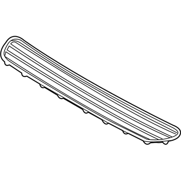 BMW 51137026324 Grille, Air Inlet, Primed