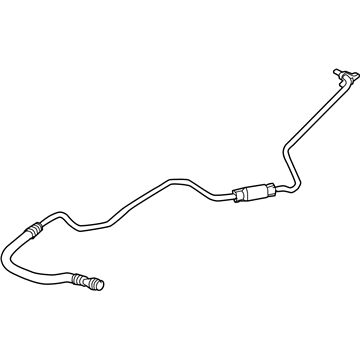 BMW 745i Oil Cooler Hose - 17227508029