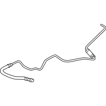 BMW 745i Oil Cooler Hose - 17227508028