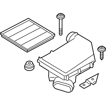 BMW 740Li xDrive Air Filter Box - 13717583725