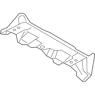 2012 BMW X5 M Exhaust Heat Shield - 51487205150