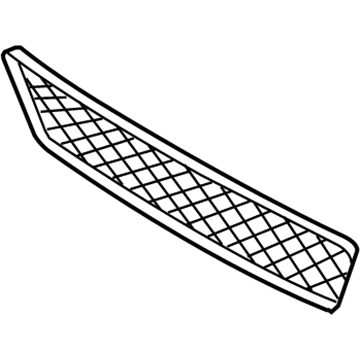 BMW 51117175016 Grid, Centre Open