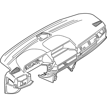 BMW 51457145822 Trim Panel Dashboard
