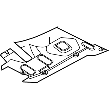 BMW 51457045010 Trim Panel Foot Controls