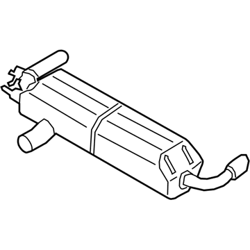 BMW 530e xDrive Exhaust Resonator - 18308658507