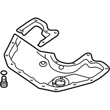 BMW 750Li Oil Pan - 11137546655