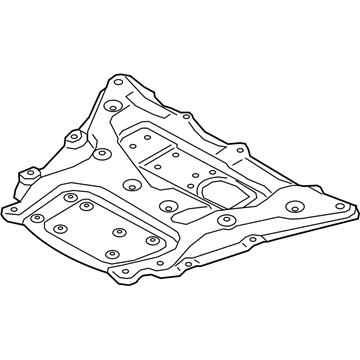 BMW 31108091162 STRUCTURAL REINFORCEMENT PAN