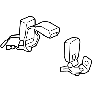 BMW 72117243310 Lower Strap, Rear Middle And Right