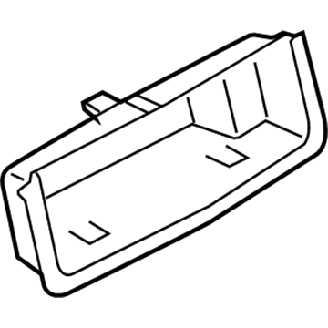 BMW 51167154483 Storing Partition, Rear, Bottom