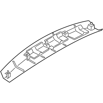 BMW 51497451581 UPPER TRUNK LID TRIM PANEL