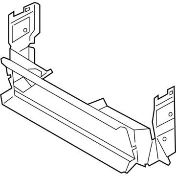 BMW 51748070477 AIR DUCT, BOTTOM