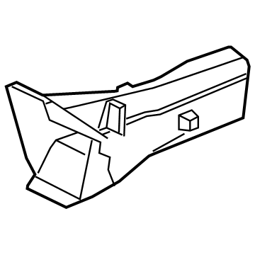 BMW 51748066368 FRONT RIGHT BRAKE AIR DUCT