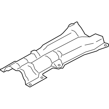 BMW 760i xDrive Exhaust Heat Shield - 51489498288