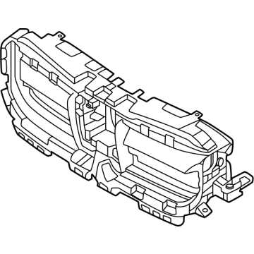 BMW 51745A112F8 AIR DUCT WITH AIR FLAP CONTR