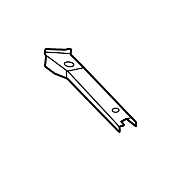 BMW 51648737285 BRACKET, AUX. RADIATOR, LOWE