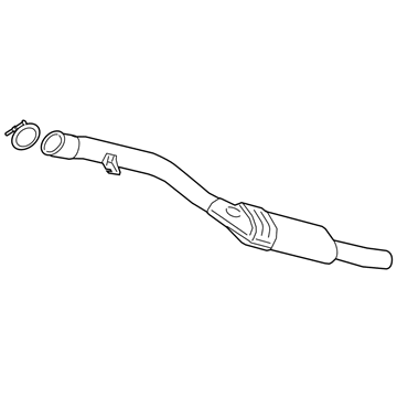 2021 BMW Z4 Catalytic Converter - 18307934416