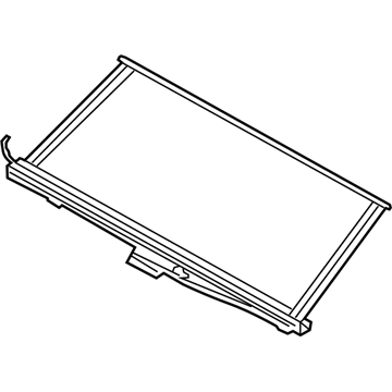 BMW 51467230010 Roller Sun Blind, Rear Window