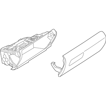 BMW 51169271856 Glove Box