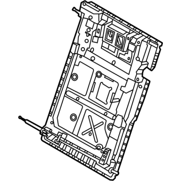 BMW 52207444847 SUPPORT BACKREST, LEFT